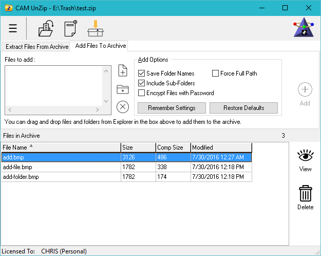 Free Zip Software Vista